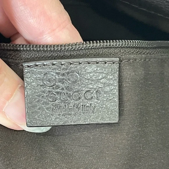 Gucci Chocolate Denim Monogram Tote Bag W/Braided Handles and Tassels - Picture 10 of 15